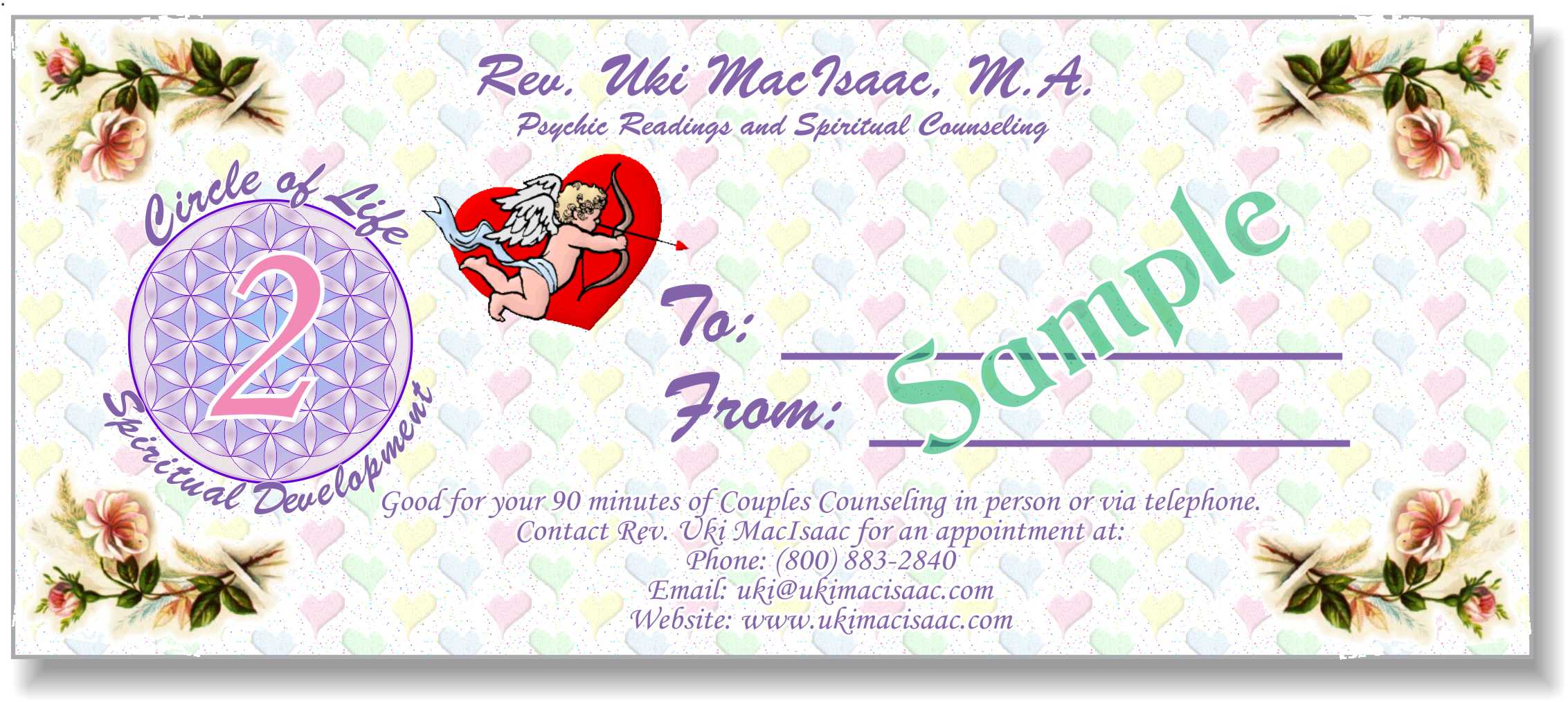 Valentine Gift Certificate