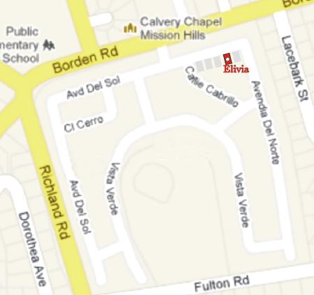 Map to Elivia