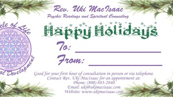 Holiday Gift - 1 hour Reading